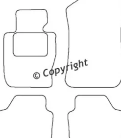 Textilmattor H-line BMW X1 E84 X-Drive