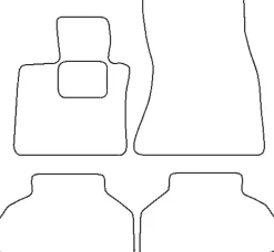 Textilmattor H-line BMW X6 F16
