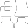 Textilmattor H-line BMW X5 F15