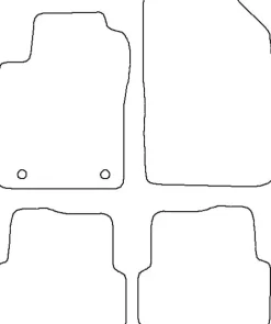 Textilmattor H-line Chevrolet Aveo II