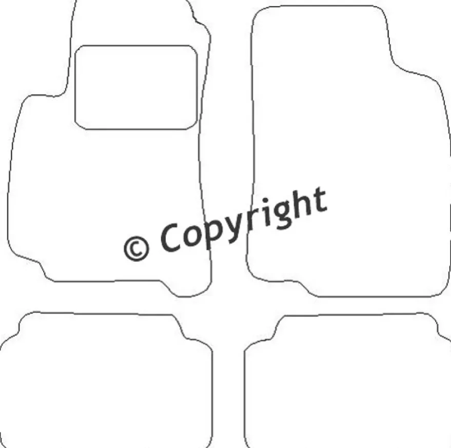 Textilmattor H-line Chevrolet Lanos
