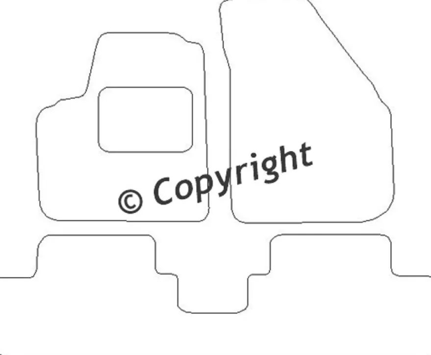 Textilmattor H-line Chevrolet Tacuma