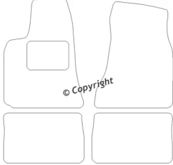 Textilmattor H-line Chrysler 300C