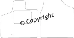 Textilmattor H-line Chrysler Grand Voyager