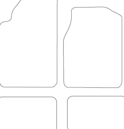 Textilmattor H-line Chrysler 300M
