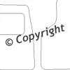 Textilmattor H-line Chrysler Voyager III LWB
