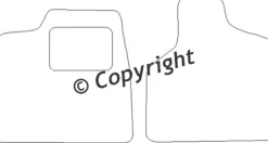 Textilmattor H-line Chrysler Voyager III LWB