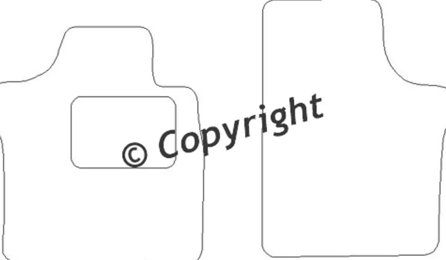 Textilmattor H-line Chrysler Voyager II SWB