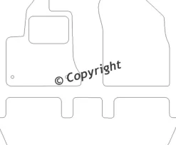 Textilmattor H-line Citroen C4 Picasso 5-sits