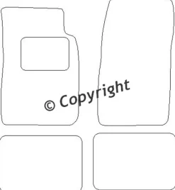 Textilmattor H-line Daihatsu Rocky
