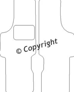 Textilmattor H-line Fiat 500
