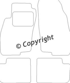 Textilmattor H-line Fiat Grande Punto