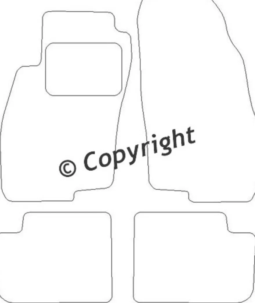 Textilmattor H-line Fiat Grande Punto