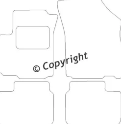 Textilmattor H-line Fiat Sedici