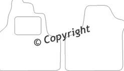 Textilmattor H-line Fiat Ulysse 944