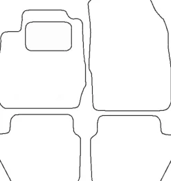 Textilmattor H-line Ford Ecosport