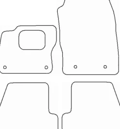 Textilmattor H-line Ford Focus