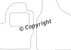 Textilmattor H-line Ford Galaxy
