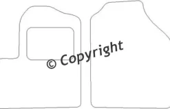 Textilmattor H-line Ford Transit Connect