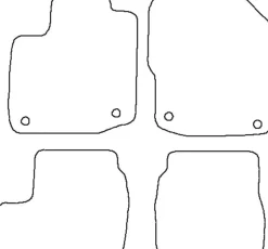 Textilmattor H-line Honda Civic IX 5-dörrars