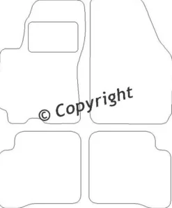 Textilmattor H-line Hyundai Atos