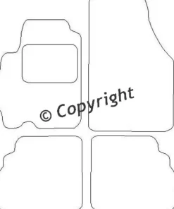 Textilmattor H-line Hyundai Atos