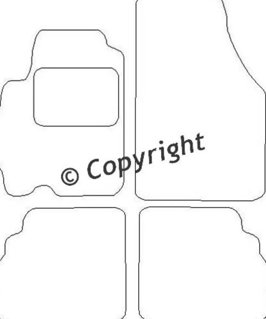 Textilmattor H-line Hyundai Atos