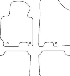 Textilmattor H-line Hyundai Elantra III