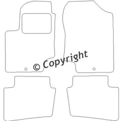 Textilmattor H-line Hyundai i20