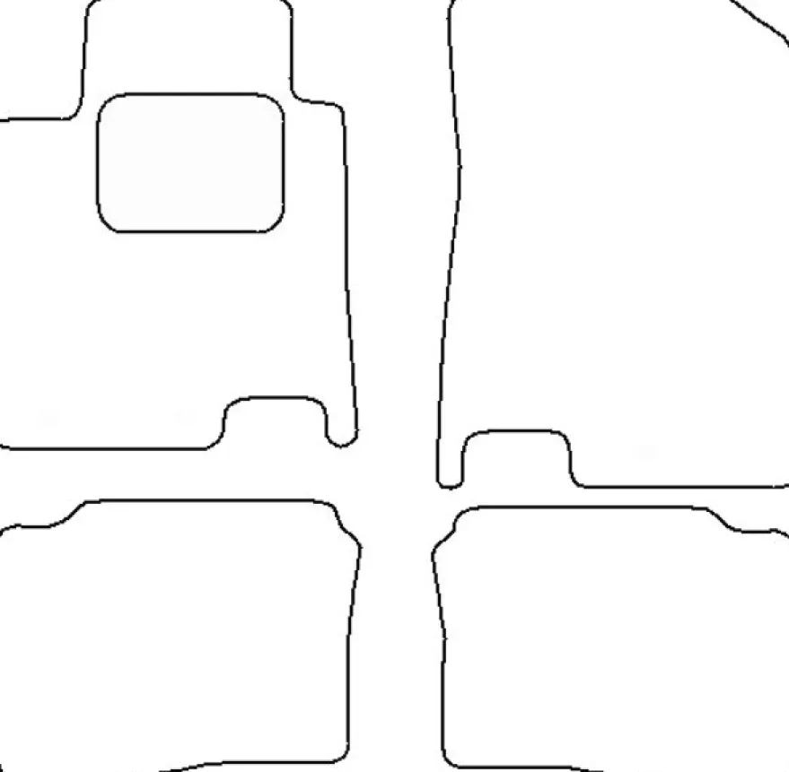 Textilmattor H-line Hyundai i20 II
