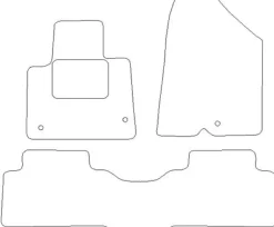 Textilmattor H-line Hyundai Santa Fe III