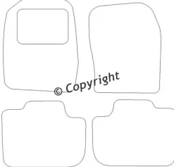 Textilmattor H-line Isuzu D-Max LS