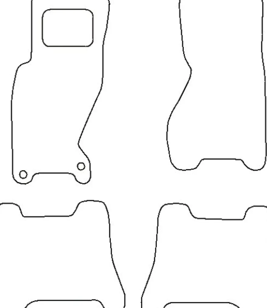 Textilmattor H-line Jeep Grand Cherokee WJ
