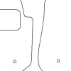 Textilmattor H-line Jeep Wrangler JK