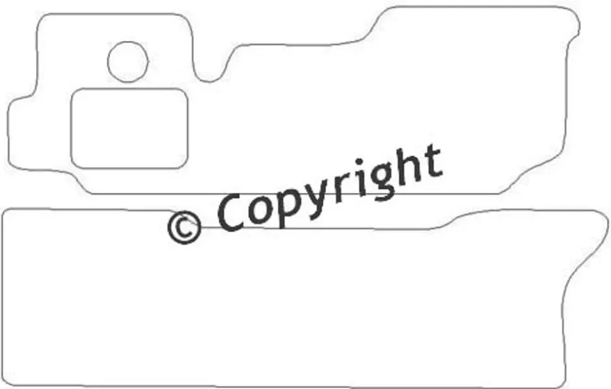Textilmattor H-line Kia Besta