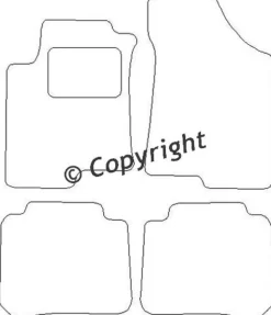 Textilmattor H-line Kia Cerato