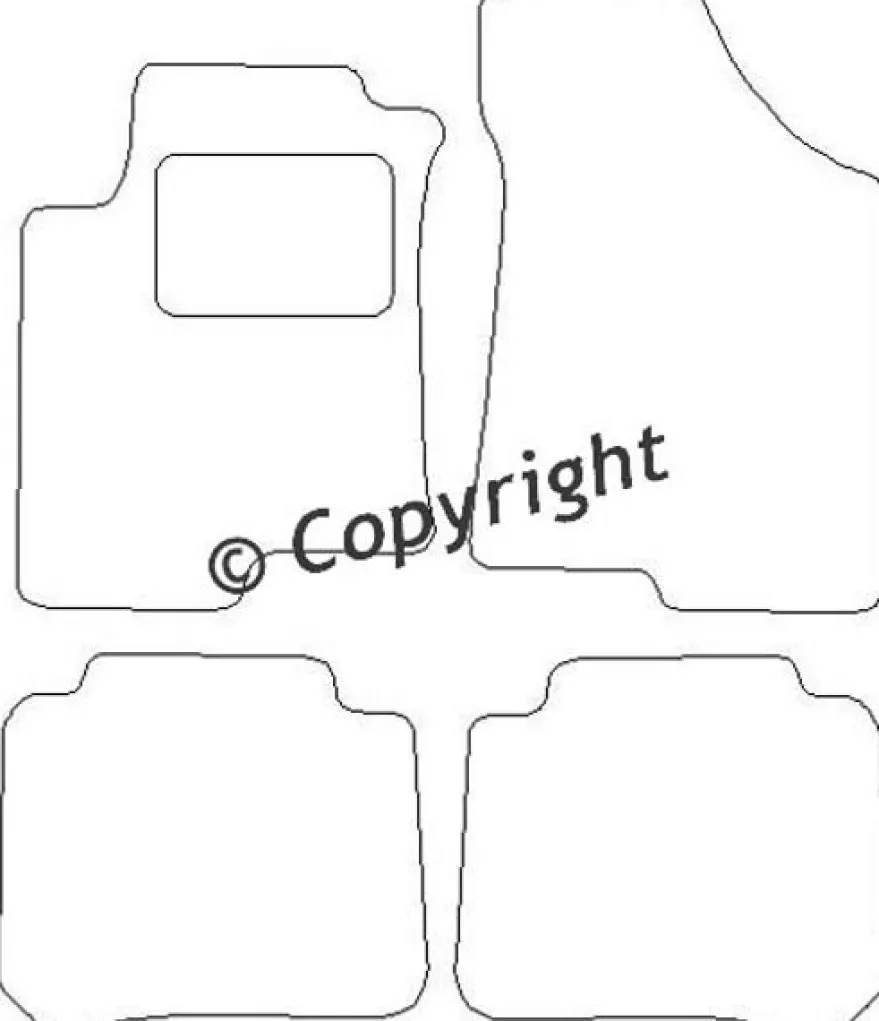 Textilmattor H-line Kia Cerato