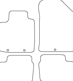 Textilmattor H-line Kia Picanto