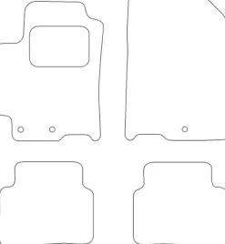 Textilmattor H-line Kia Rio IV