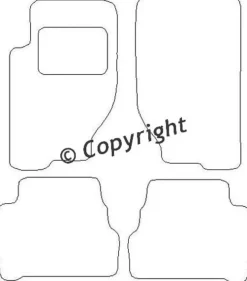 Textilmattor H-line Kia Sorento I JC