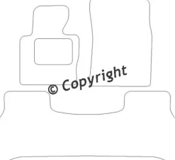 Textilmattor H-line Landrover Rangerover III