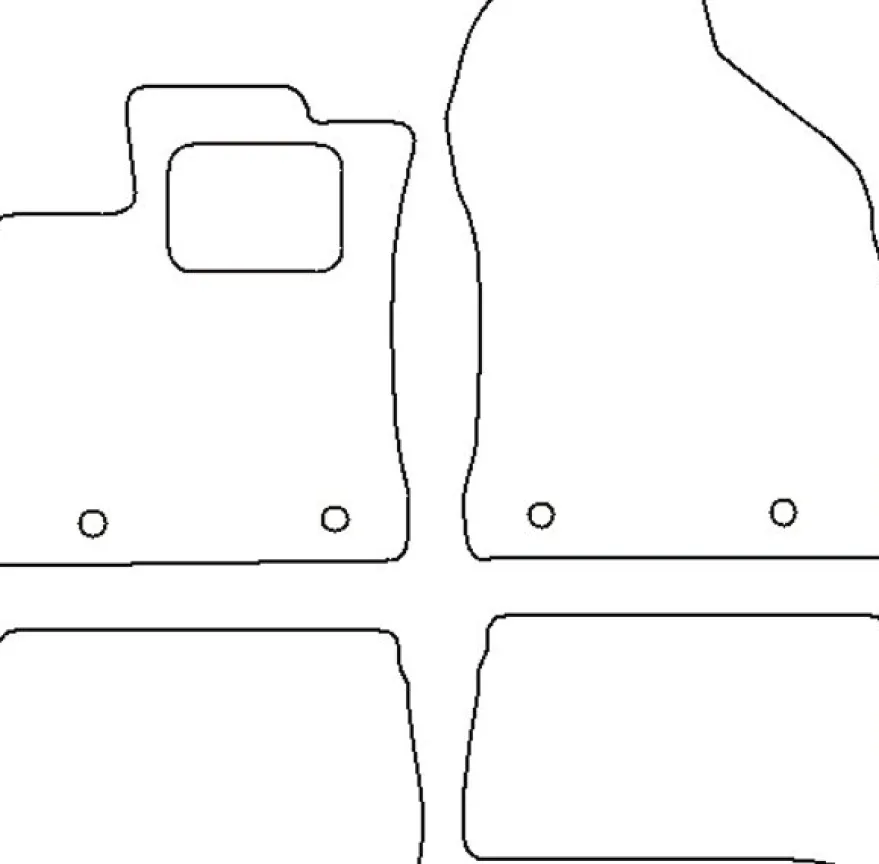 Textilmattor H-line Lexus CT 200h Hybrid