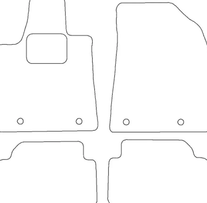 Textilmattor H-line Lexus RC 300h