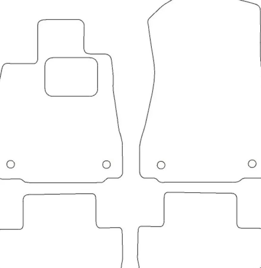 Textilmattor H-line Lexus RC 300h