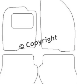 Textilmattor H-line Mazda 2