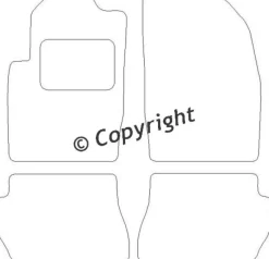 Textilmattor H-line Mazda 2