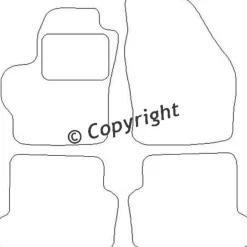 Textilmattor H-line Mazda 3