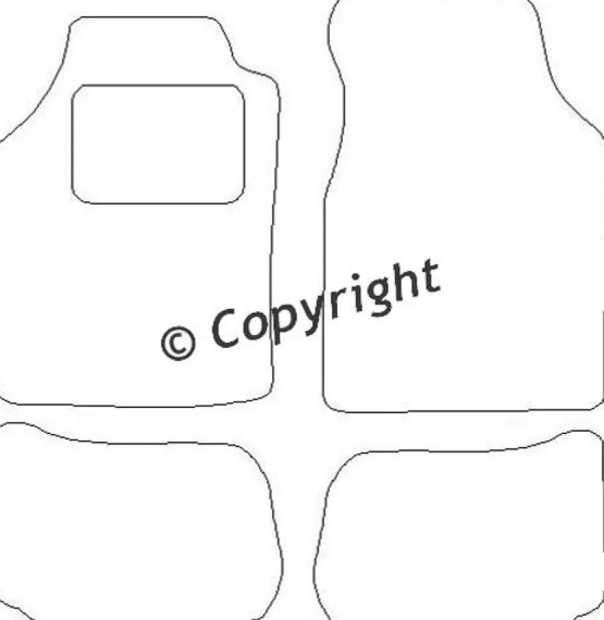 Textilmattor H-line Mazda 323