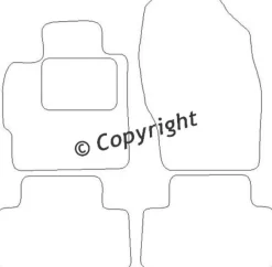 Textilmattor H-line Mazda CX-7