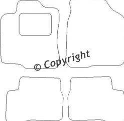 Textilmattor H-line Mazda 323 Hatchback / Coupe